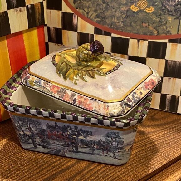 Mackenzie Childs MacLachlan Trinket Box Plus - Picture 7 of 15